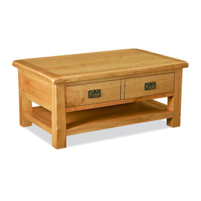 Bergerac Large Coffee Table with Drawers